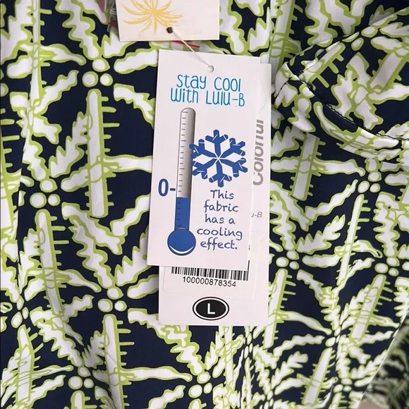 Lulu-B Black and Yellow Leaf Print Tunic - Picture 5 of 7